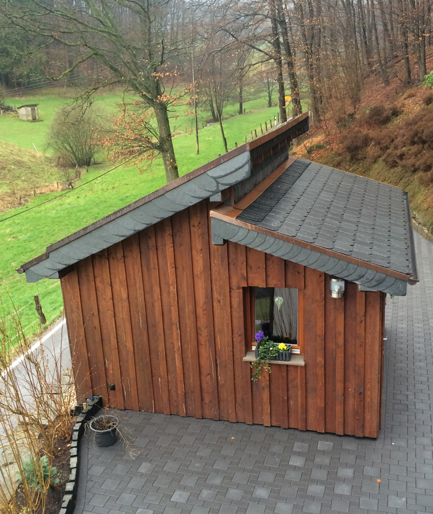 Gartenhaus zugeschnitten